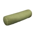thumbnail image 2 of Lipstore Round Cylindrical Pillow Bolster Cushion Accessories Back Support Washable Cover Green, 2 of 8