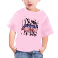 thumbnail image 3 of TopLLC Manches Courtes Col Rond Blouses & Chemises Chemises pour Enfants T-Shirt Graphique Manches Courtes Col Rond Crop Top pour 3-14 Ans Filles et Garçons T-Shirt Tee Blouse Fille, 3 of 4