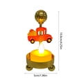 thumbnail image 3 of WRKEKC LED Electronic Candlestick Iron Painted Turkey Maple Modeling Lamp Thanksgiving Night Light Ornaments, 3 of 6