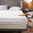 thumbnail image 3 of Youkk Easy To Assemble And Clean Mattress Protector Breathable For Mattress Protectors Mattress Pad Covers pink, 3 of 6