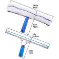 thumbnail image 3 of EIGTHTAIL Window cleaning kit  window squeegee and microfiber cloth  shower squeegee with rubber lip  window cleaning tool  aquablade squeegee 35cm, 3 of 6