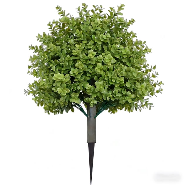 Dvumao Easter Decor, Artificial Eucalypts Trees eds In The Ground Suitable For Outdoor Garden Landscaping And Decoration