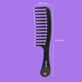 thumbnail image 4 of Conair Brushology Detangle Comb, Wide Teeth Hair Comb, Black, 1 Pc, 4 of 5
