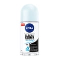 thumbnail image 1 of en-US NIVEA Black & White Invisible Roll-On 72-Hr Antiperspirant Deodorant, White Blossom, 50mL, 1 of 3