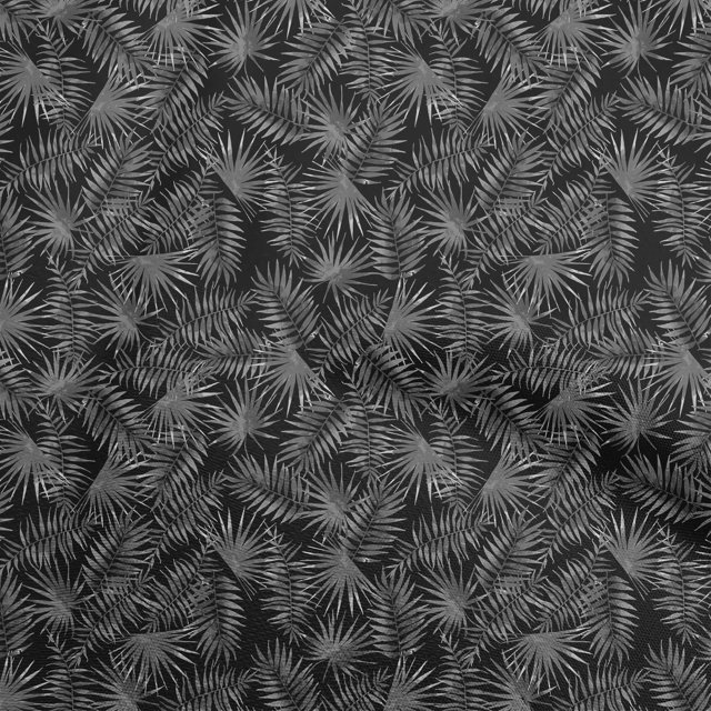 oneOone Viscose Jersey Gray Fabric Tropical Sewing Craft Projects Fabric Prints By Yard 60 Inch Wide