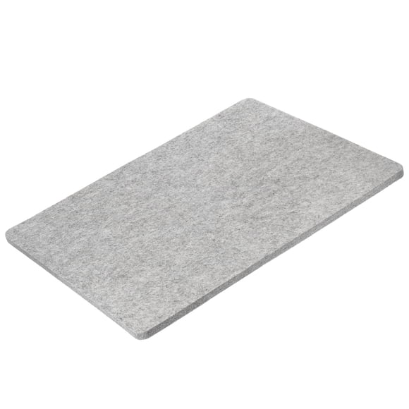 Unique Bargains Wool Pressing Mat, 18' x 14' Wool Ironing Pad Blanket 0.5' Thickened, Grey