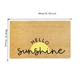 thumbnail image 3 of Clearance Sale Promotion Hello Summer Doormat Non-Slip Seasonal Coir Doormat Area Rugs for Living Room Natural, Low Profile, Durable Rug for Front Porch Indoor Outdoor Entryway 16x24IN, 3 of 4