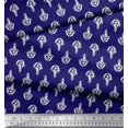 thumbnail image 3 of Soimoi Georgette Viscose Fabric Floral Block Print Fabric by The Yard 42 Inch Wide, 3 of 3
