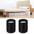 thumbnail image 3 of GROWTH TANK Furniture Bed Riser Chair Leg Lifts Couch Lifter Round 6x10cm Black, 3 of 9