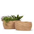 thumbnail image 4 of Oval Terracotta Colored Ridged Planter, 4 of 4