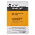 thumbnail image 2 of Niche Front Brake Pad Set for BMW Bandit 1200 Semi-Metallic Motorcycle 519-KPA2449D, 2 of 5