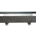 thumbnail image 2 of Caleb Grey Wood Side End Table with Glass Shelf, 2 of 8