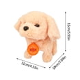 thumbnail image 2 of C Golden Retriever Plush Toy Walking Wagging Tail Simulation Electric Puppy Family Set Baby Development Interactive Companion For Kids, 2 of 5