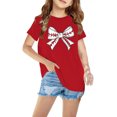 thumbnail image 1 of RXIRUCGD Tout-Petits Enfants Garçons Filles T-shirt à Imprimé d'Halloween Mode Mignon Col Rond Imprimé Manches Courtes Haut ( Rouge, Taille : 5 Ans ), 1 of 4
