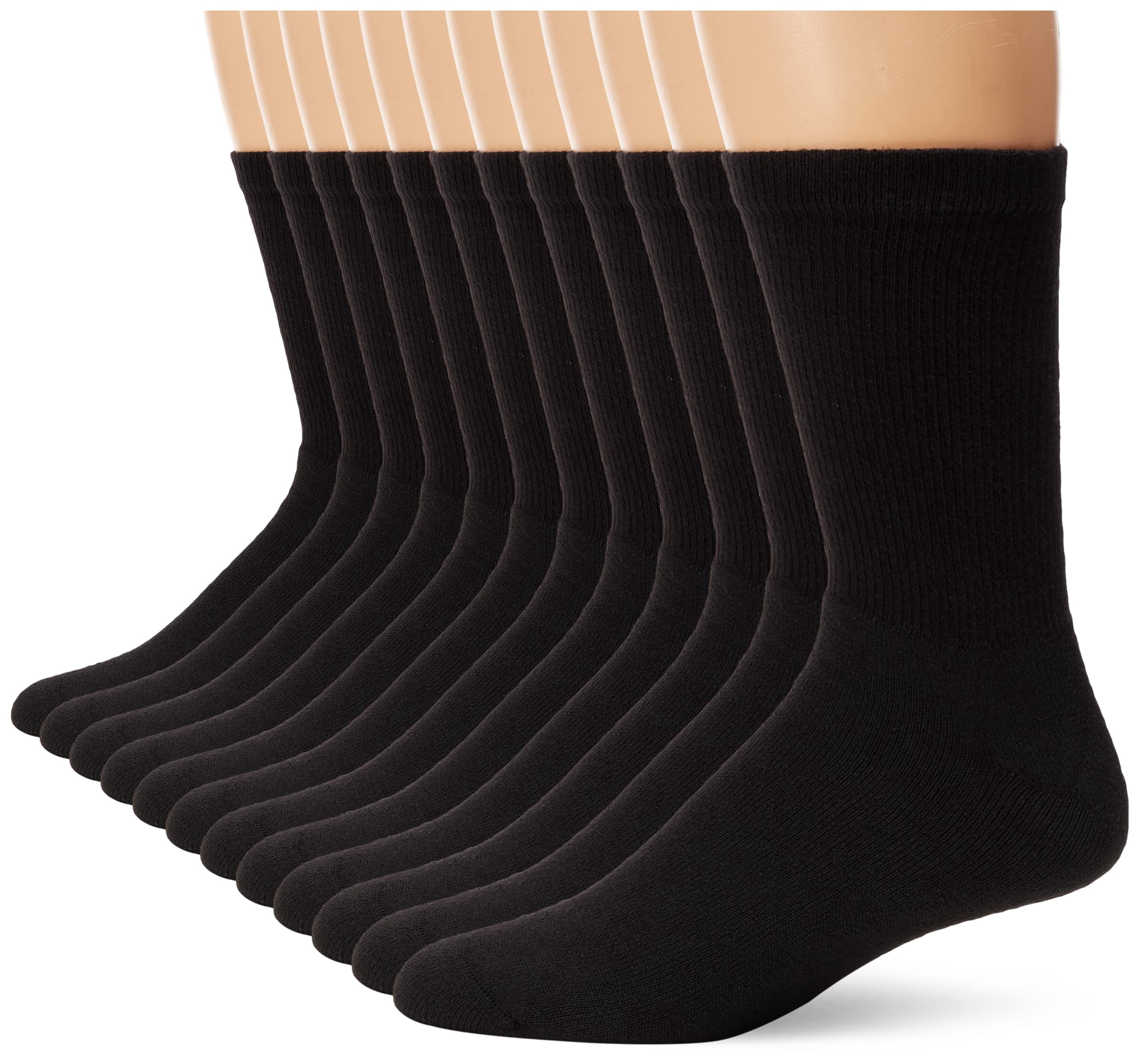 Hanes-chaussettes pour Hommes, Lot de 12-184v12