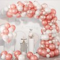 thumbnail image 3 of Rose Gold/Black Gold Balloon Garland Arch Kit,for Wedding Birthday Graduation Party Background Decor, 3 of 5