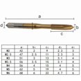 thumbnail image 2 of 7pcs Ensemble M2-M6 Machine Filetage Taraudages Outils de Taraudage Métrique Bouchon Taraud Perceuse, 2 of 9