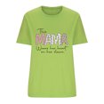 thumbnail image 3 of EQWLJWE Hauts d'Été pour Femmes Hauts pour Femmes Liquidation Mode pour Femmes Manches Courtes Col Rond Hauts Amples Blouse Manches Bouffantes Imprimé, 3 of 3