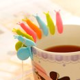thumbnail image 2 of 10pcs Cute Snail Shape Silicone Tea Bag Holder Cup Mug Candy Colors Gift Set, 2 of 3