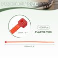 thumbnail image 2 of Zip Ties Plastic Cable Ties, Self-Locking Wire Zip Tie 6 Inch - (1000 Pack, Red), 2 of 7