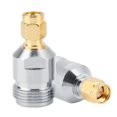 thumbnail image 2 of 2pcs Type N Female to SMA Male RF Connector Coaxial Adapter Test Converter, 2 of 13