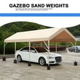 thumbnail image 4 of Weight Sand Bag Gazebo For Outdoor Black Multi-Functional Oxford Cloth 4Pack  Sandbag, 4 of 12