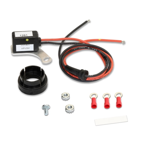 Pertronix Electronic Ignition Conversion 1281 Ignitor; Includes Ignition Control Module/Mounting Bracket