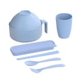 thumbnail image 1 of Home Kitchen Item Clearance Deals!Pcksrro Instant Noodles Bowl With Lid Tableware Student Dormitory Bowl and Chopsticks Set Instant Noodles Bowl With Lid, 1 of 9
