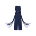 thumbnail image 1 of Moggemol Kids Girls Ruffled Chiffon Pageant Banquet Rompers Summer Sleeveless Wide Leg Pants Jumpsuit Playsuit Navy Blue 12, 1 of 7