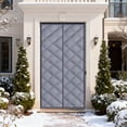 thumbnail image 3 of Heavy Duty Insulated Thermal Door Curtain For Enhanced Home Energy Efficiency Winter Cold Stopper Full Coverage Design 2PCS, 3 of 4
