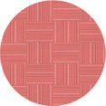 thumbnail image 1 of Ahgly Company Tapis Rond Lavable en Machine Intérieur Rouge Rubis, 8 Pieds Rond, 1 of 7
