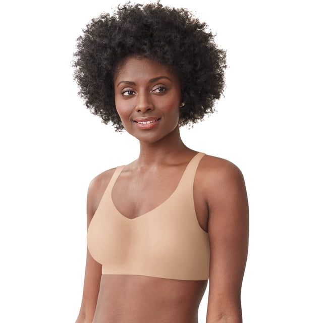 Bali Womens Comfort Revolution EasyLite Back Close Wirefree Bra, M, Nude