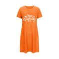 thumbnail image 5 of Amzcrzy Pyjamas pour Femmes Mode Imprimé Cœur Valentines Day Robe Décontractée Confortable à Manches Courtes Chemises de Nuit pour Femmes Valentines Day Cadeaux, 5 of 5