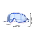 thumbnail image 3 of Kids Swimming Goggles - Large Frame HD Waterproof Eyewear - Adjustable Soft Silicone Seal & Eye Protection for Children, 3 of 9