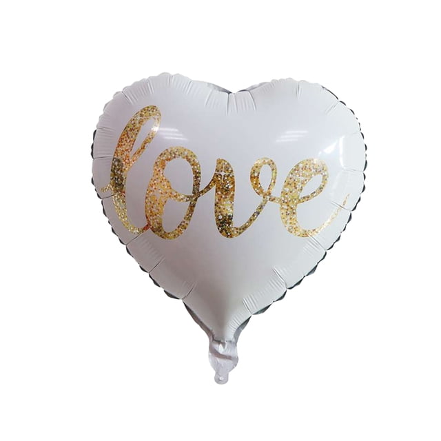Baohd Ballon en Aluminium en Forme de Cœur pour Mariage