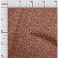 thumbnail image 2 of oneOone Polyester Spandex Dark Magenta Fabric Floral Sewing Craft Projects Fabric Prints By Yard 56 Inch Wide, 2 of 5