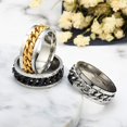 thumbnail image 5 of Stainless Steel Finger Ring Band Fidget Rings: Spinner Ring For Men And Women, 5 of 5