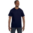 thumbnail image 3 of Hanes 5250 Tagless T-Shirt Navy Blue Medium, 3 of 4