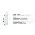 thumbnail image 4 of WIFI Intelligent Circuit Breaker 1P DIN ​Rail Switch Ewelink APP Control Compatible with Alexa and, 4 of 8