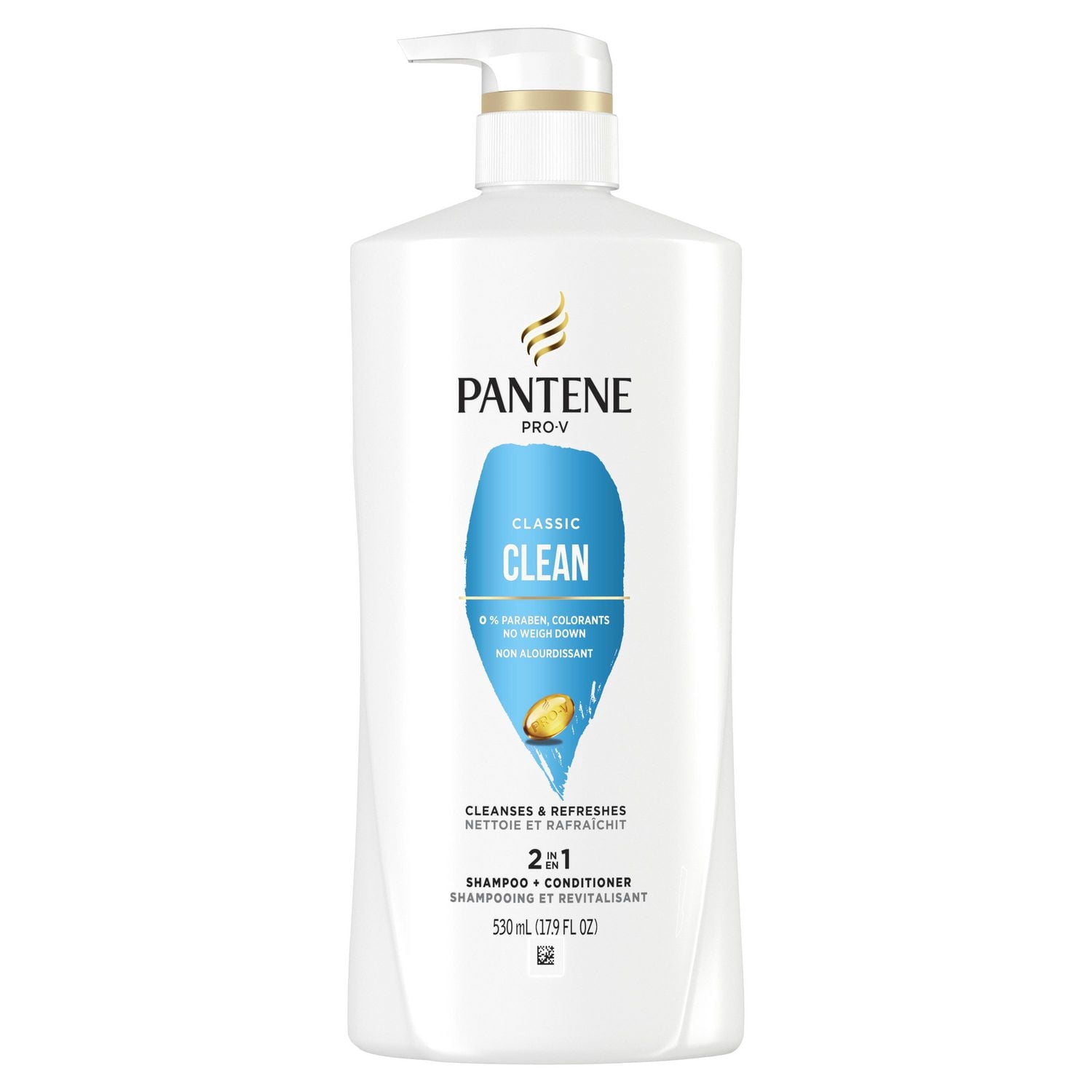 Pantene Classic Clean 2-in-1 Shampoo & Conditioner 12.0 FL OZ/355mL