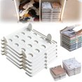 thumbnail image 1 of 2026 New Stackable Closet Organizer, Stackable Closet Clothing Organizer System, Non-Slip Space-Saving Folding Board System for T-Shirts, Pants & Sweaters (5PCS), 1 of 7