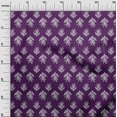 thumbnail image 2 of oneOone Cotton Silk Fabric Leaves & Floral Block Decor Fabric Printed BTY 42 Inch Wide, 2 of 4