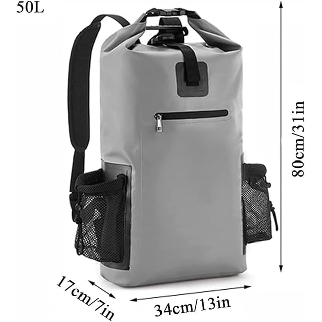 Outdoor Dry Sack/Floating Waterproof Bag, Floating Lightweight Dry Bag, Large Capacity Sports Backpack Dry Bags, for Boating
