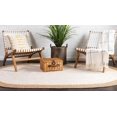 thumbnail image 2 of Handmade Braided Natural Pure Jute Oval Shape Area Rugs with white Color Design Size 6 x 9 Feet ( 180 cm x 270 cm ), 2 of 4