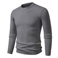 thumbnail image 1 of LIaqionyy Chandail pour Homme à Col Roulé, Chandail à Enfiler, Hauts Tricotés Automne Hiver, Chandail Chaud à Enfiler, Coupe Ajustée, Chandail de Base, M-3TG, 1 of 3