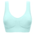 thumbnail image 1 of Qertyioot Women Plus Size Bras Seamless Comfortable Yoga Wireless Underwear, 1 of 3