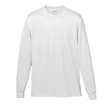 Youth Nexgen Wicking Long Sleeve Tee L White