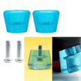 thumbnail image 2 of thinsony 2x Inline Skates Roller Brakes Block Non-Slip Safety Stopper Blue, 2 of 9