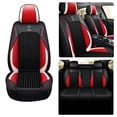 thumbnail image 1 of Maidao Car Seat Covers Leather for Buick for Regal 1998-Present 5 Seats Waterproof Front Rear Cushion Protector Red, 1 of 8