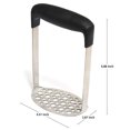 thumbnail image 4 of Oleegame 1PC Kitchen Utensils Set And Masher Potatoes Mashed Fruit Potato Vegetable Premium Kitchen，Dining & Bar Silver, 4 of 9